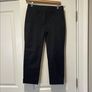 Black cropped Dress Pants